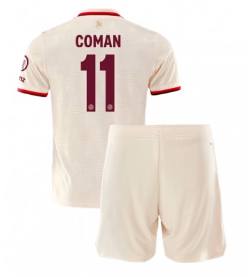 Bayern Munich Kingsley Coman #11 Tercera Equipación Niños 2024-25 Manga Corta (+ Pantalones cortos)